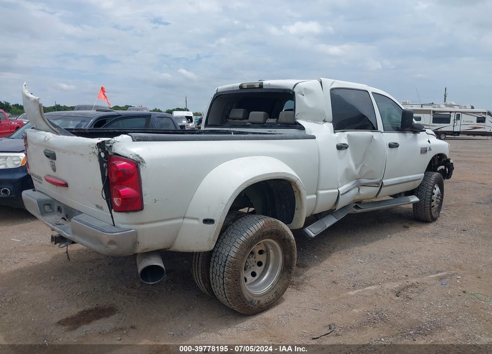 2007 DODGE RAM 3500 LARAMIE VIN: 3D3MX49A17G814090