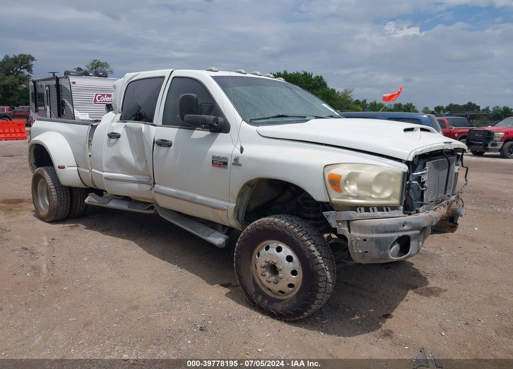 2007 DODGE RAM 3500 LARAMIE VIN: 3D3MX49A17G814090