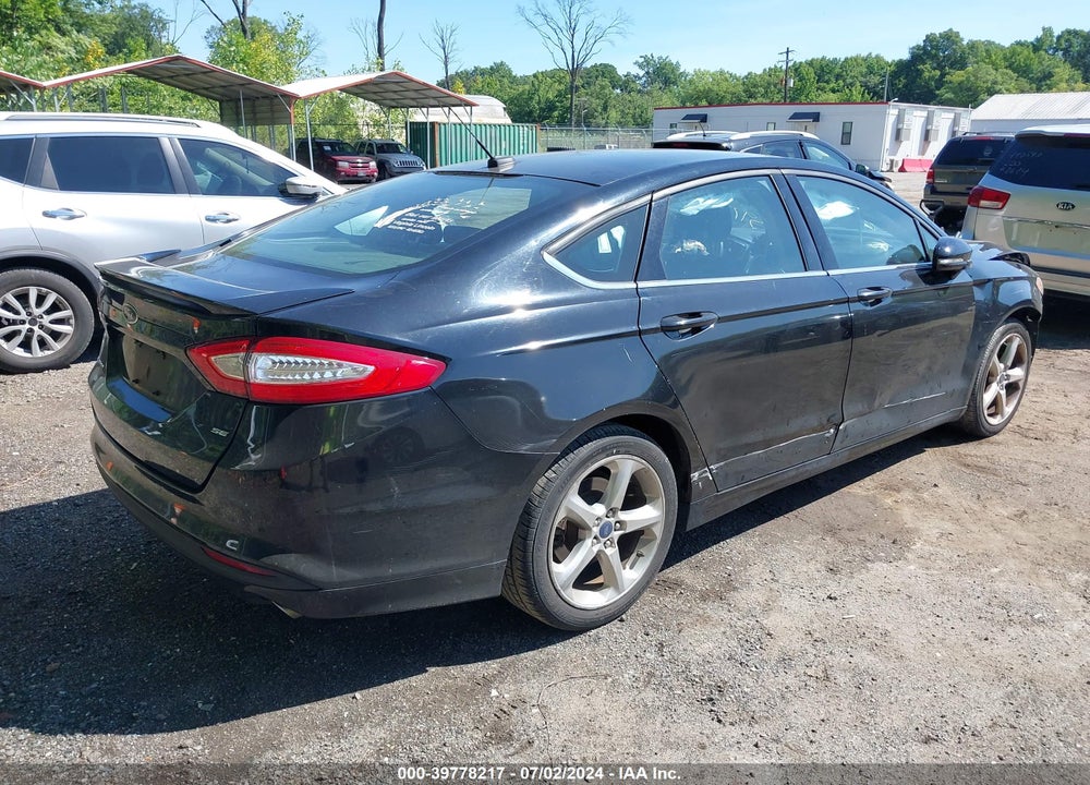2016 FORD FUSION SE VIN: 3FA6P0H73GR393788