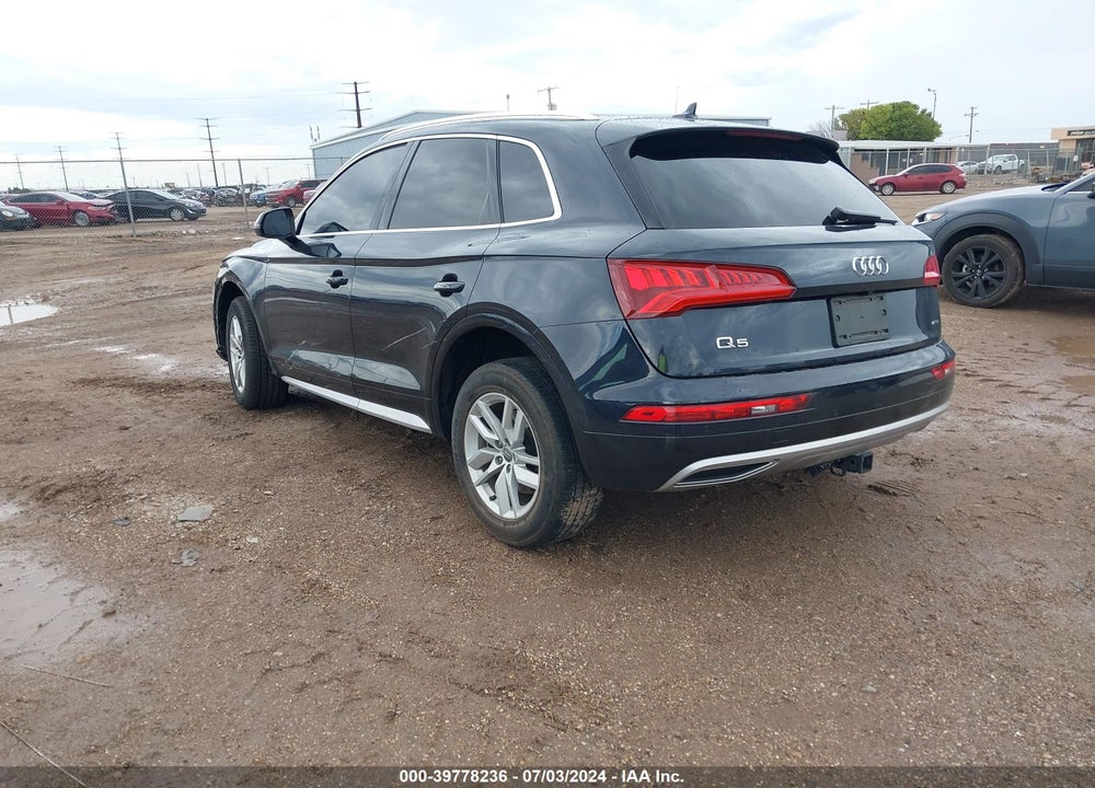 2020 AUDI Q5 PREMIUM 45 TFSI QUATTRO S TRONIC VIN: WA1ANAFY9L2046163