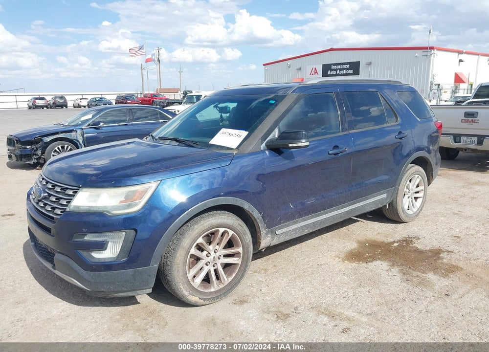 2016 FORD EXPLORER XLT VIN: 1FM5K7D84GGB52899