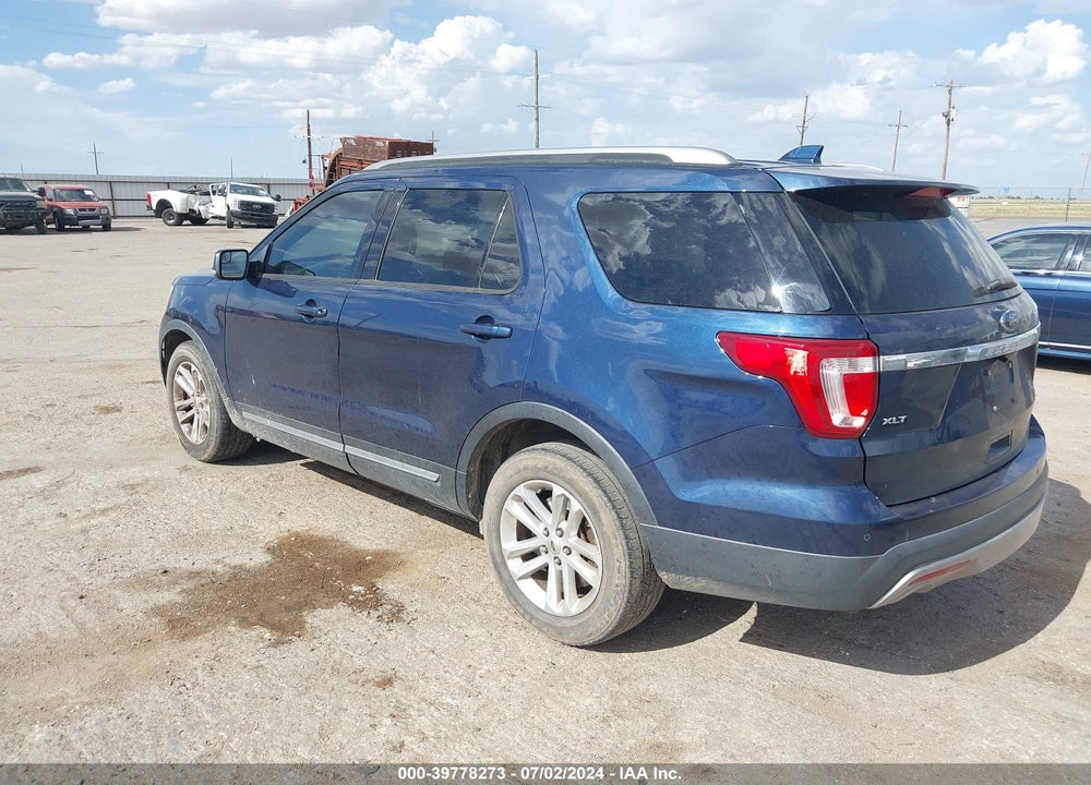 2016 FORD EXPLORER XLT VIN: 1FM5K7D84GGB52899