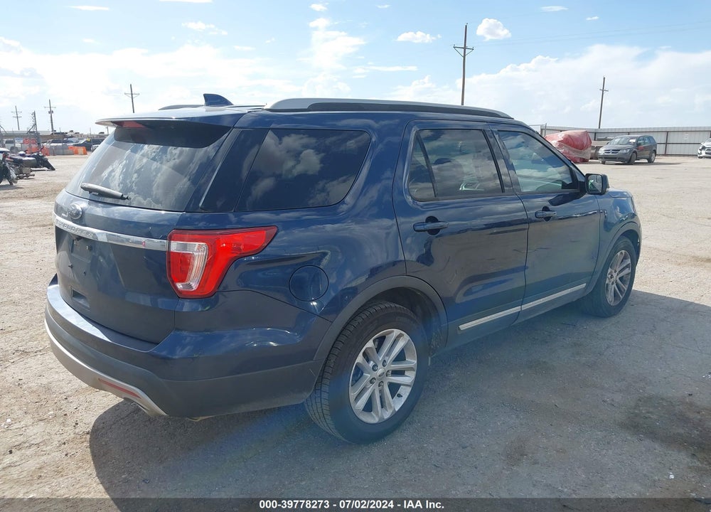 2016 FORD EXPLORER XLT VIN: 1FM5K7D84GGB52899