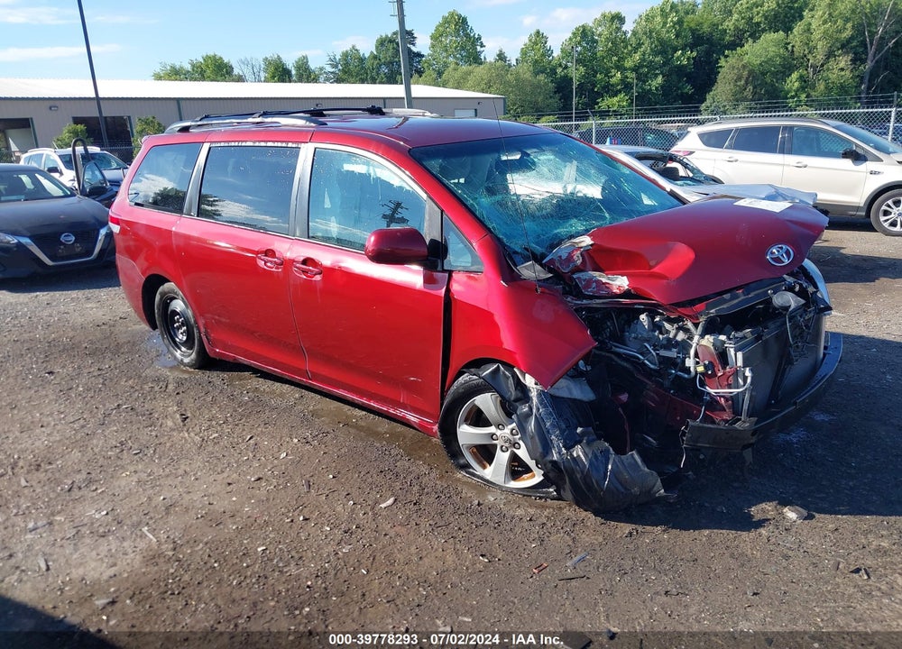 2012 TOYOTA SIENNA LE V6 8 PASSENGER VIN: 5TDKK3DC3CS241481