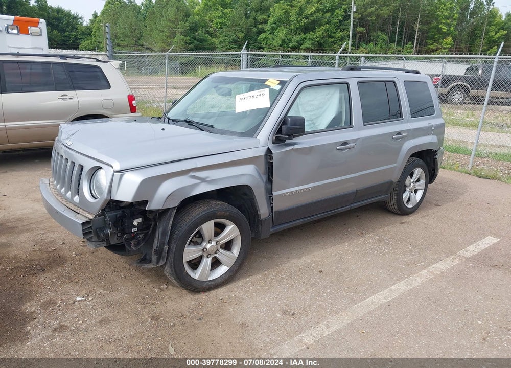 2015 JEEP PATRIOT LATITUDE VIN: 1C4NJPFA7FD349573
