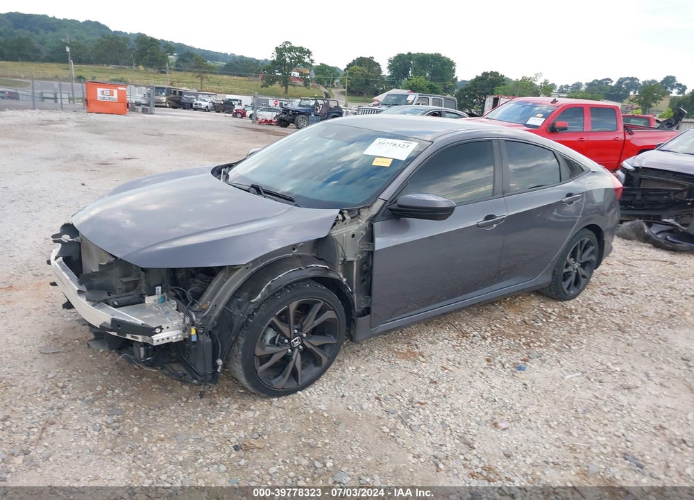 2019 HONDA CIVIC SPORT VIN: 19XFC2F82KE029858