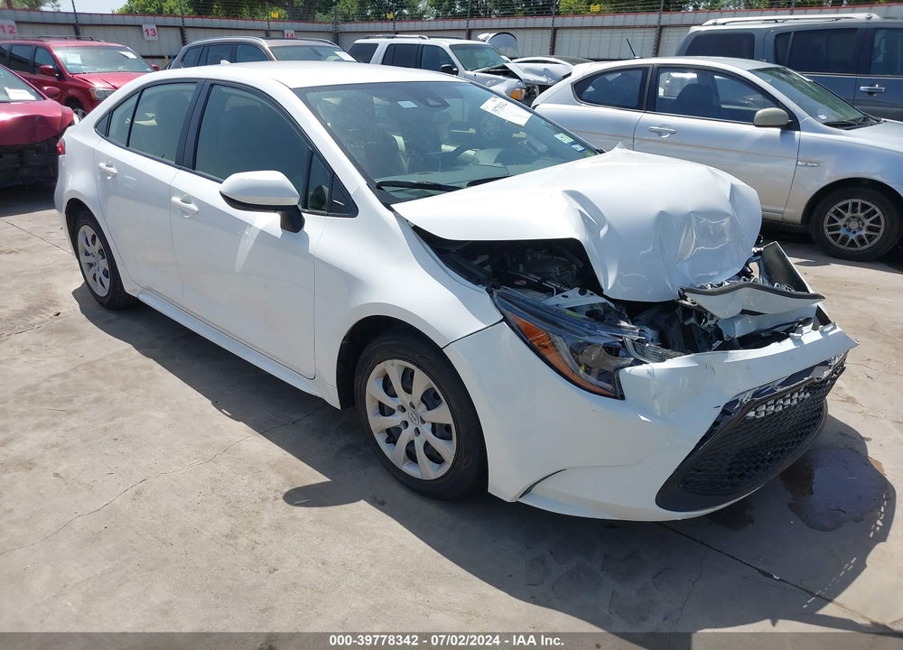 2021 TOYOTA COROLLA LE VIN: JTDEPMAE3MJ122287