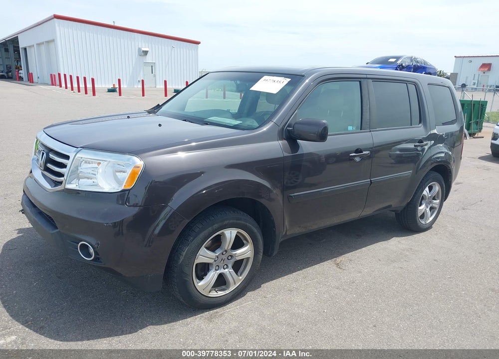 2012 HONDA PILOT EX-L VIN: 5FNYF4H56CB067538
