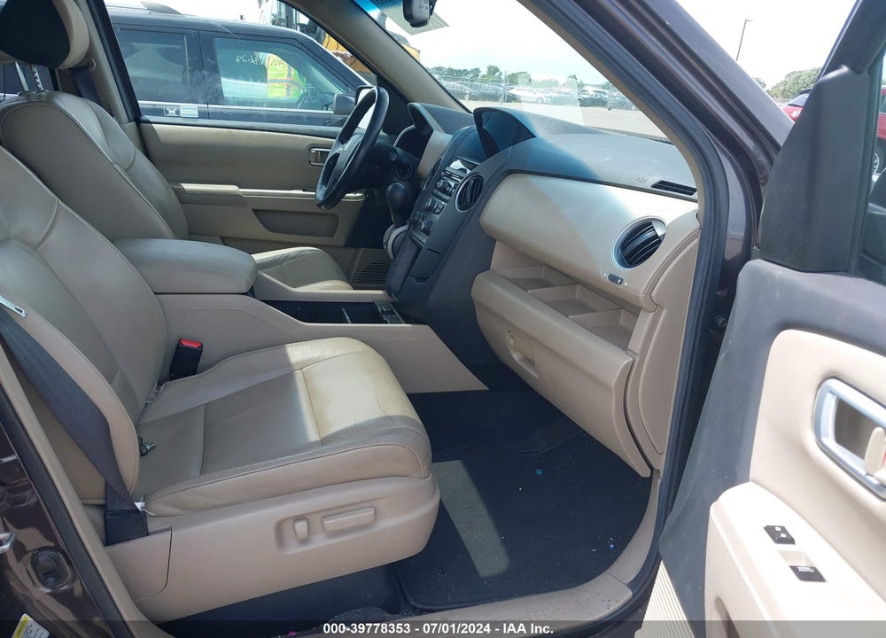 2012 HONDA PILOT EX-L VIN: 5FNYF4H56CB067538
