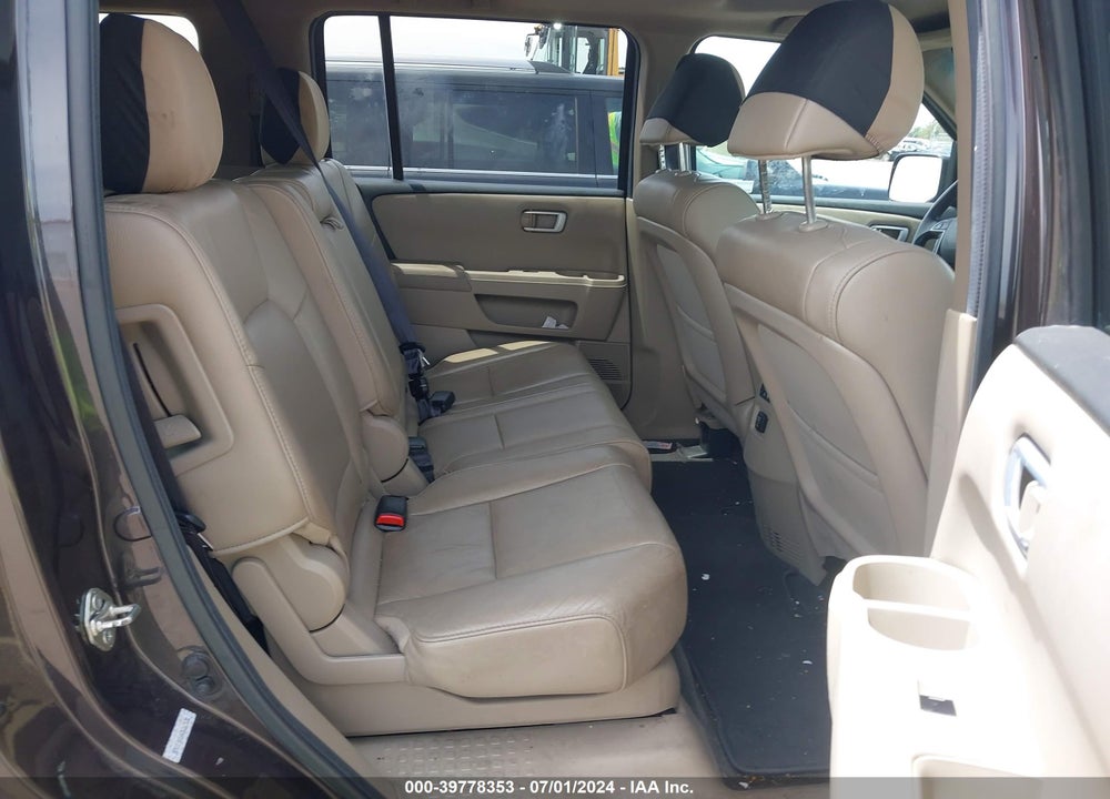 2012 HONDA PILOT EX-L VIN: 5FNYF4H56CB067538