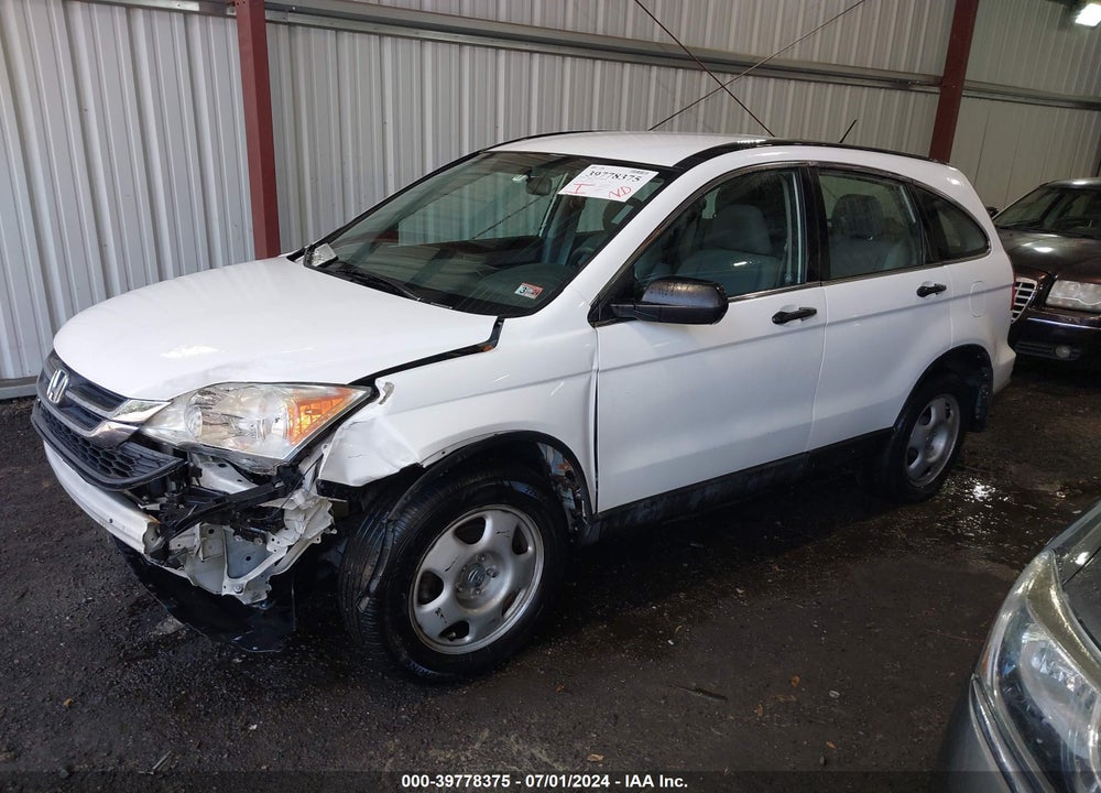 2010 HONDA CR-V LX VIN: 5J6RE4H36AL011450