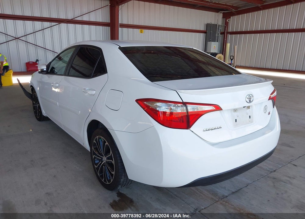 2016 TOYOTA COROLLA S PLUS VIN: 5YFBURHE8GP418033