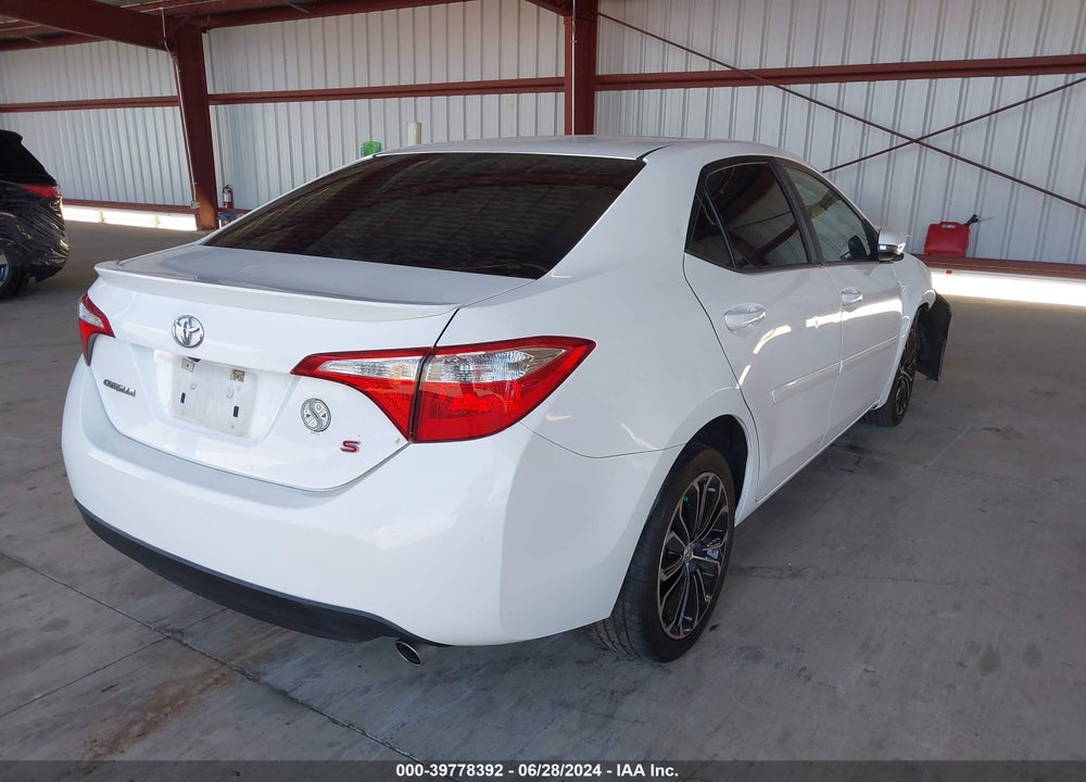 2016 TOYOTA COROLLA S PLUS VIN: 5YFBURHE8GP418033