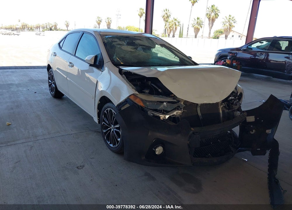 2016 TOYOTA COROLLA S PLUS VIN: 5YFBURHE8GP418033