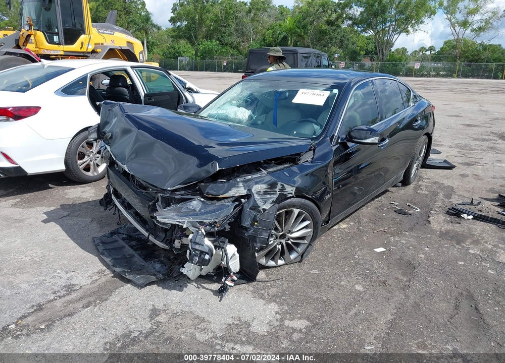 2019 INFINITI Q50 3.0T LUXE VIN: JN1EV7AP8KM541338