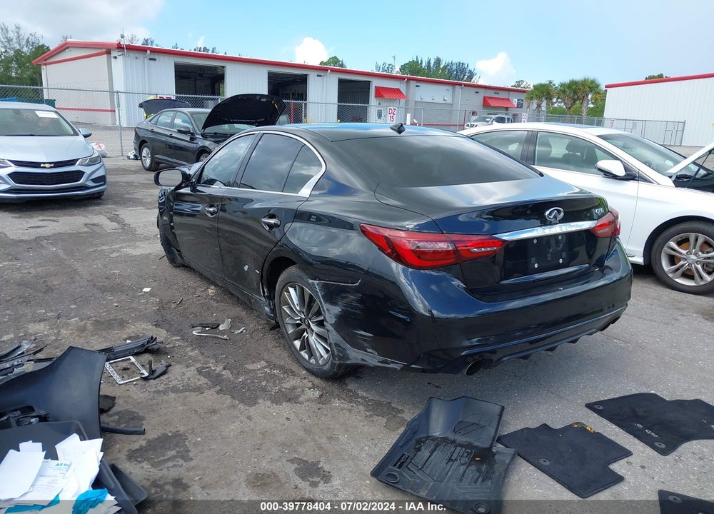 2019 INFINITI Q50 3.0T LUXE VIN: JN1EV7AP8KM541338