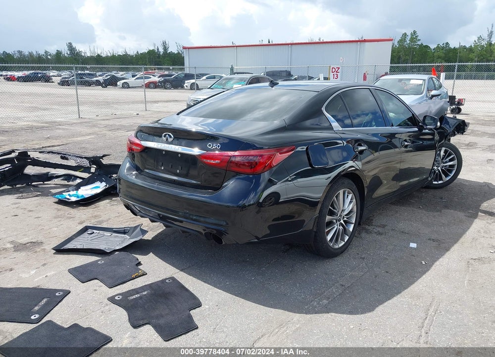 2019 INFINITI Q50 3.0T LUXE VIN: JN1EV7AP8KM541338