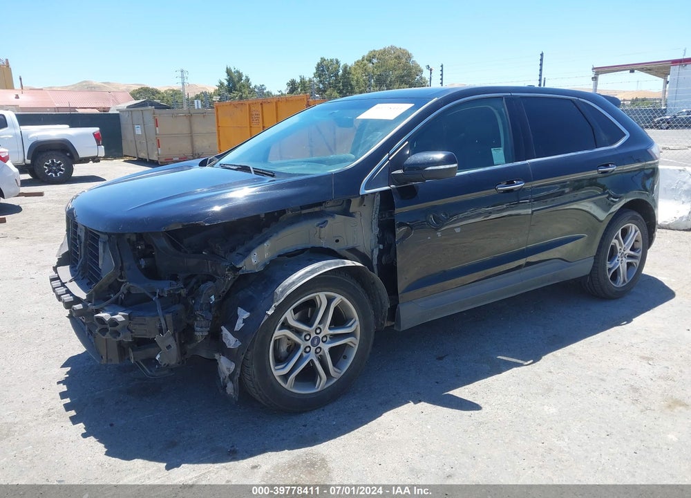 2017 FORD EDGE TITANIUM VIN: 2FMPK3K91HBB06033