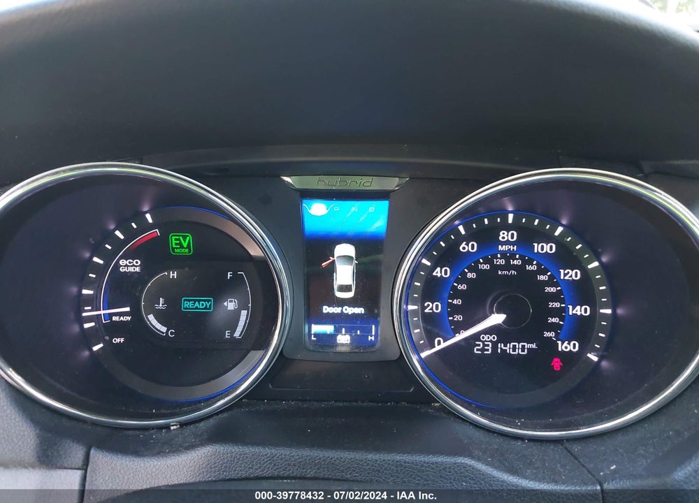2013 HYUNDAI SONATA HYBRID LIMITED VIN: KMHEC4A43DA084171