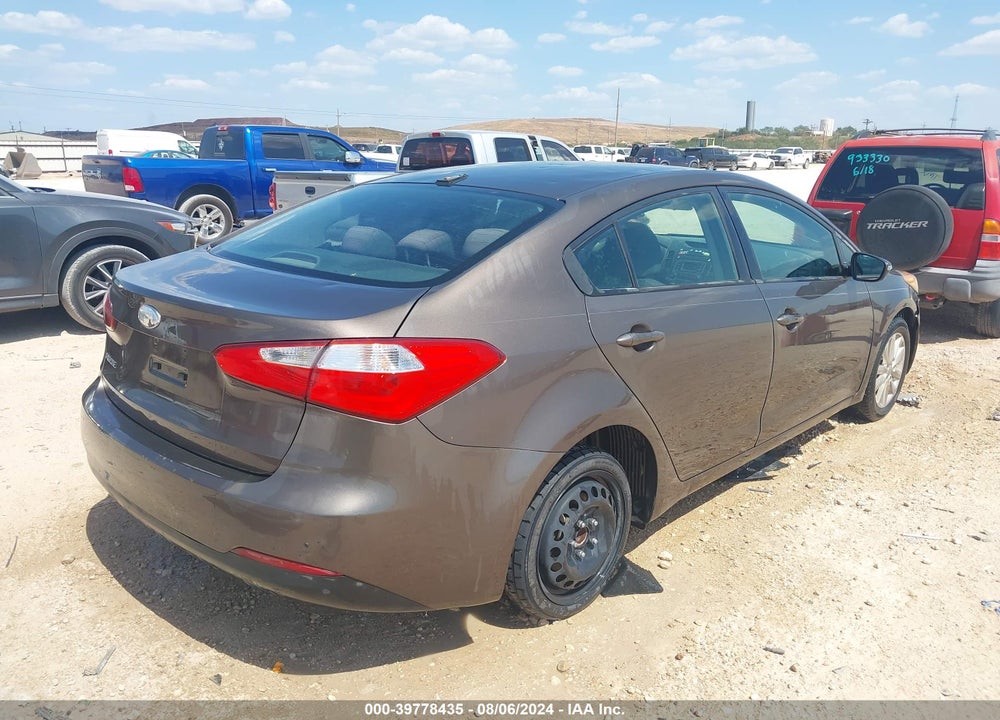 2014 KIA FORTE LX VIN: KNAFX4A63E5174717