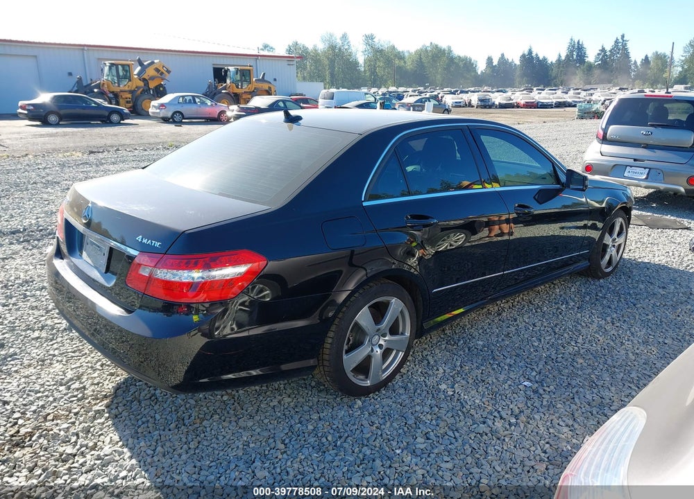2011 MERCEDES-BENZ E 350 4MATIC VIN: WDDHF8HB5BA399240
