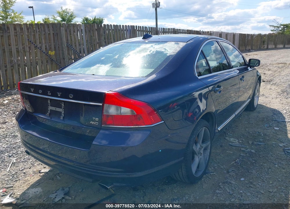 2010 VOLVO S80 T6 VIN: YV1992AH5A1116443