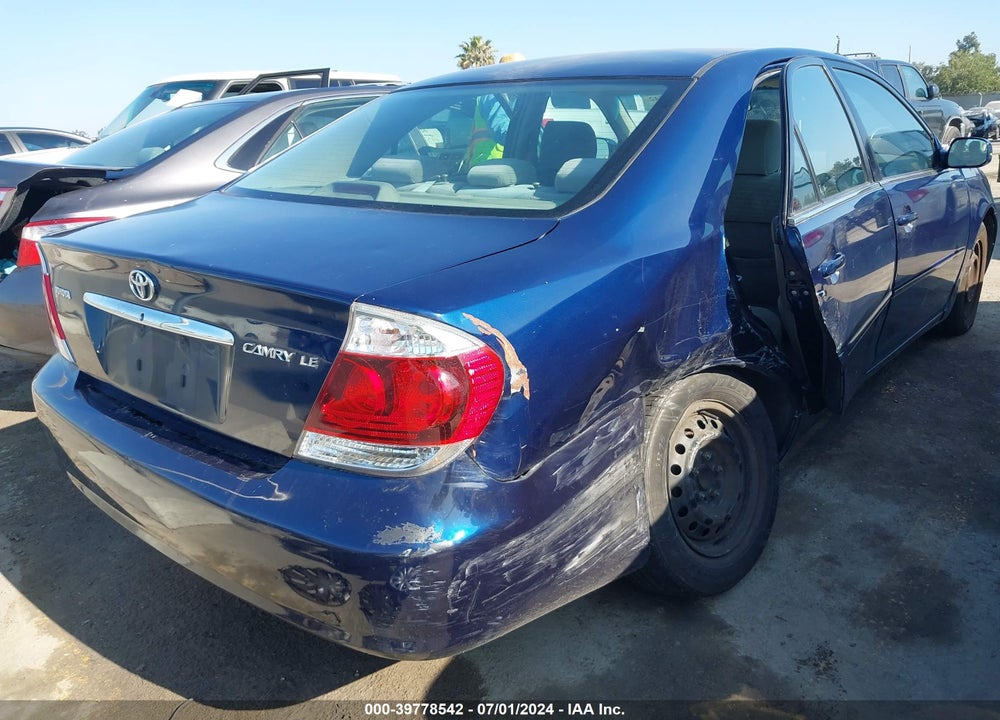 2006 TOYOTA CAMRY LE VIN: 4T1BE32K56U117418