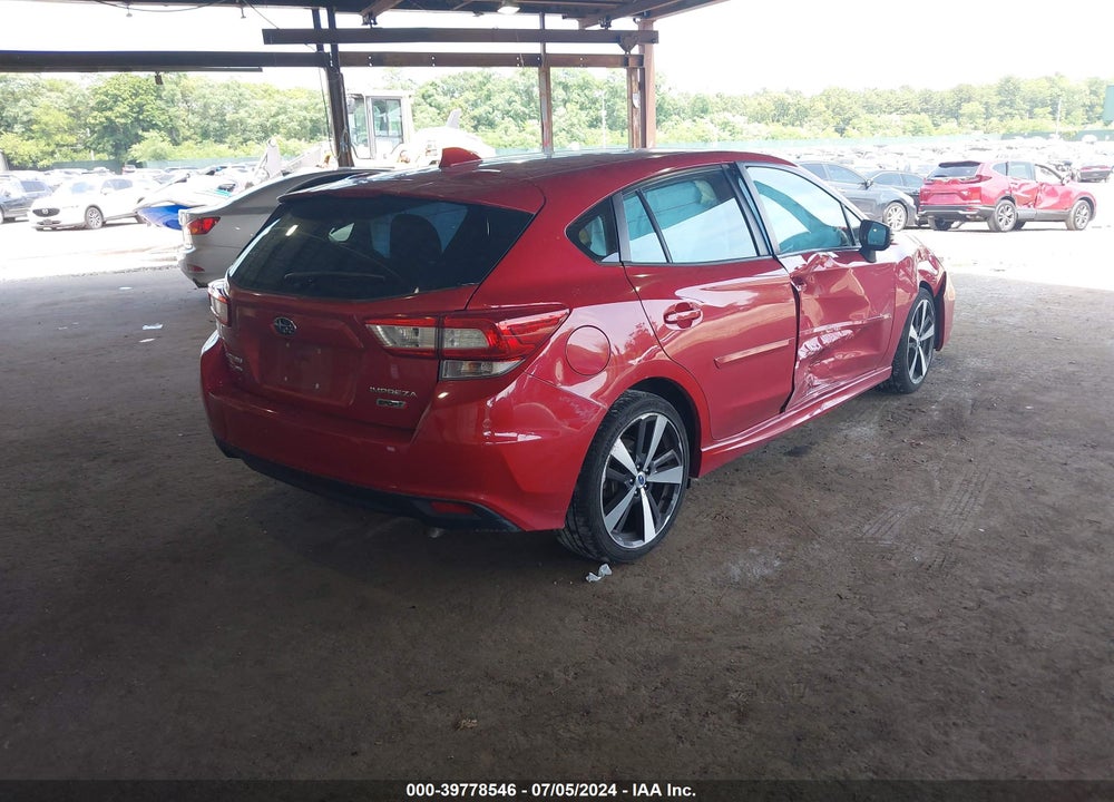 2018 SUBARU IMPREZA 2.0I SPORT VIN: 4S3GTAM69J3738003