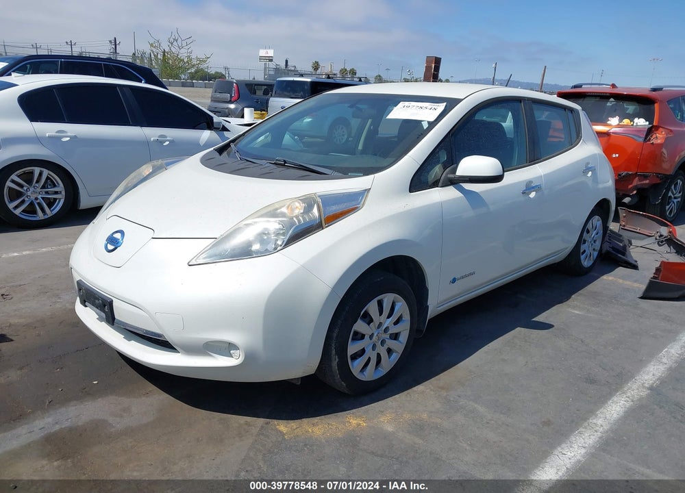 2016 NISSAN LEAF S VIN: 1N4AZ0CP3GC302996