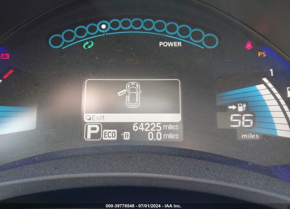 2016 NISSAN LEAF S VIN: 1N4AZ0CP3GC302996