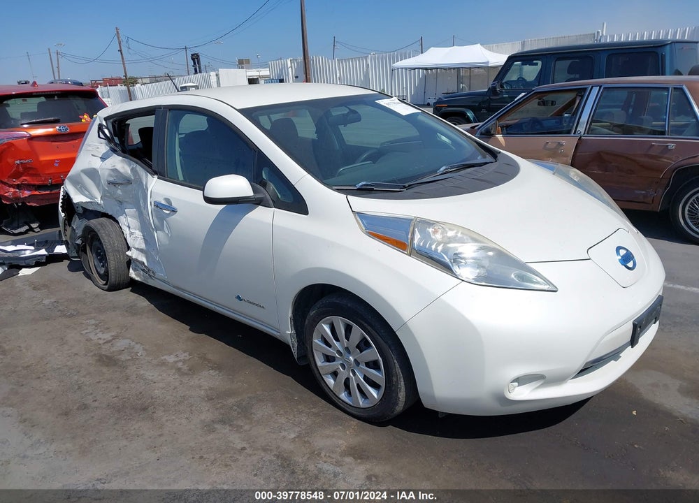 2016 NISSAN LEAF S VIN: 1N4AZ0CP3GC302996