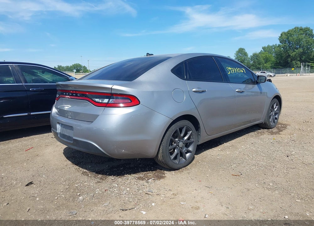2016 DODGE DART SE VIN: 1C3CDFAA1GD712021