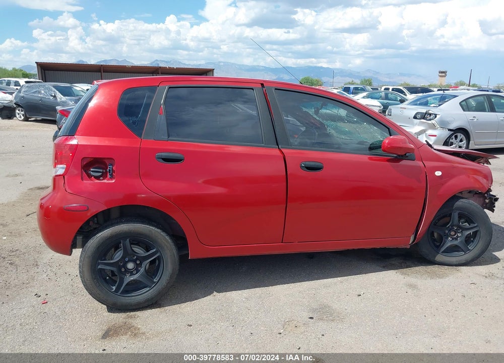 2007 CHEVROLET AVEO 5 LS VIN: KL1TD66697B696430