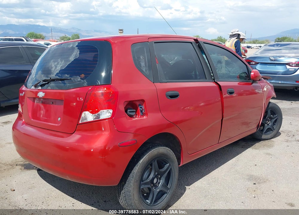 2007 CHEVROLET AVEO 5 LS VIN: KL1TD66697B696430