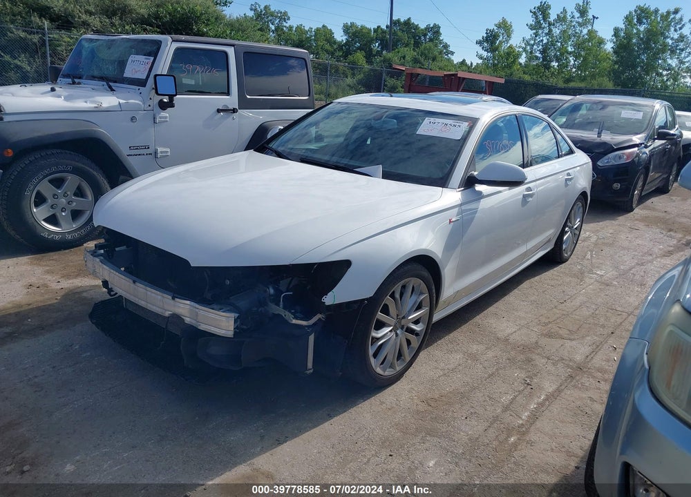 2012 AUDI A6 3.0 PREMIUM VIN: WAUBGAFC8CN005592