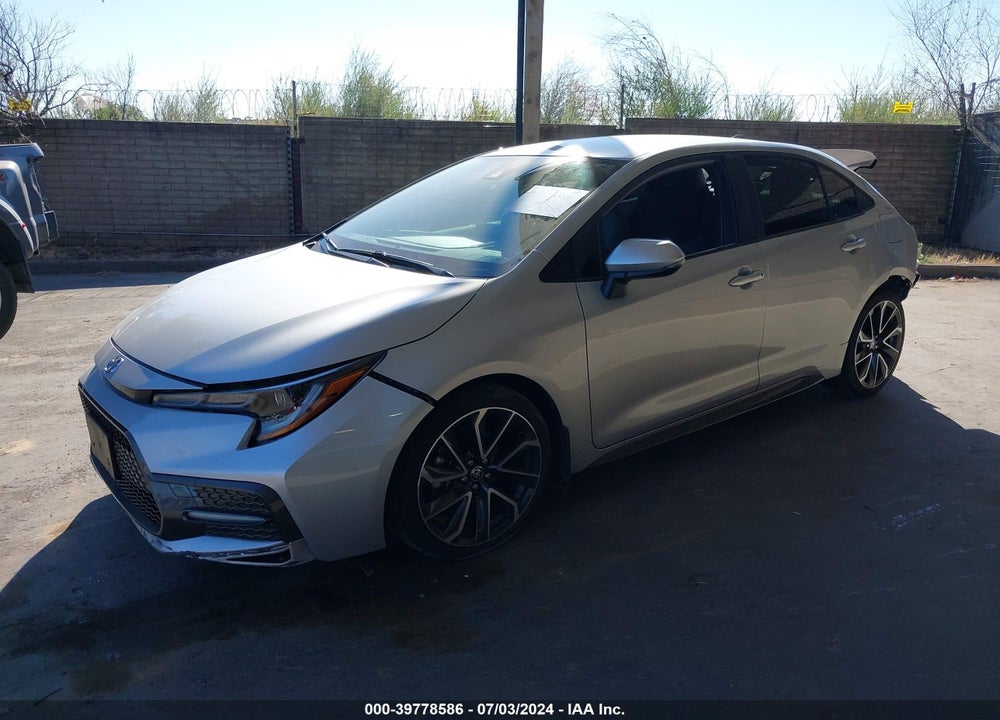 2022 TOYOTA COROLLA SE VIN: JTDS4MCE4NJ099225