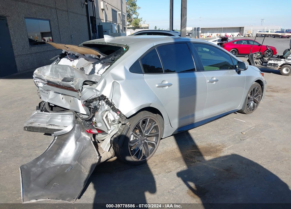 2022 TOYOTA COROLLA SE VIN: JTDS4MCE4NJ099225
