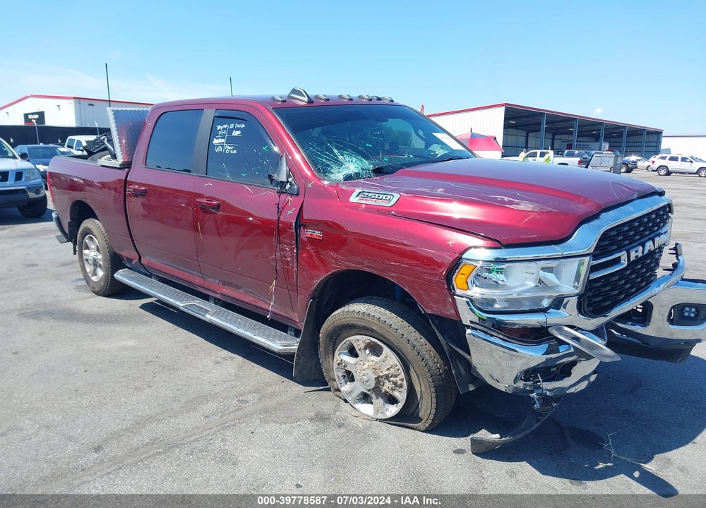 2022 RAM 2500 BIG HORN 4X4 6'4 BOX VIN: 3C6UR5DJ8NG252936