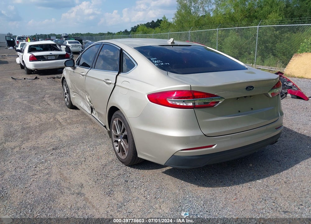 2019 FORD FUSION SEL VIN: 3FA6P0CD6KR219994