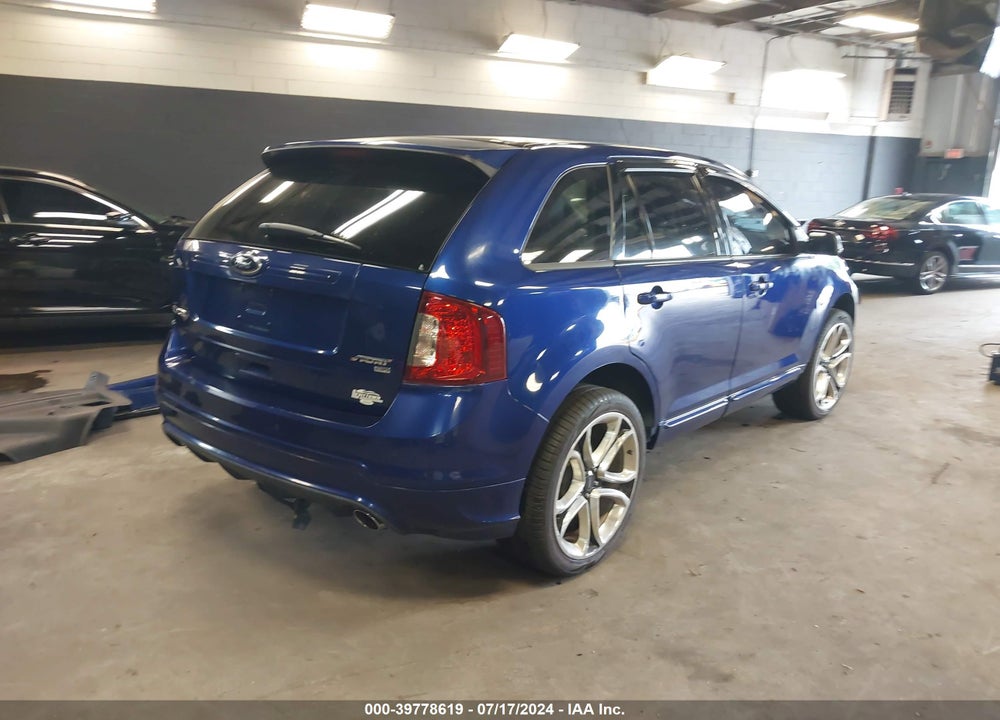 2013 FORD EDGE SPORT VIN: 2FMDK4AK7DBA56049