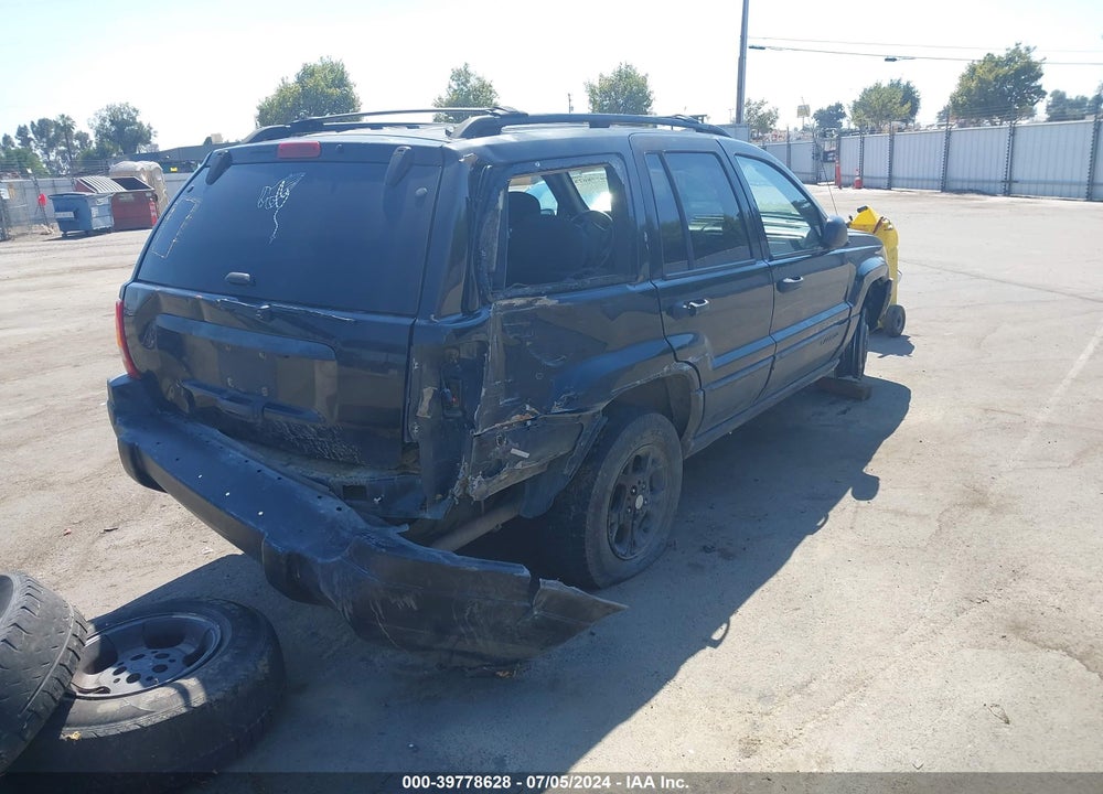 2000 JEEP GRAND CHEROKEE LAREDO VIN: 1J4G248S8YC228872
