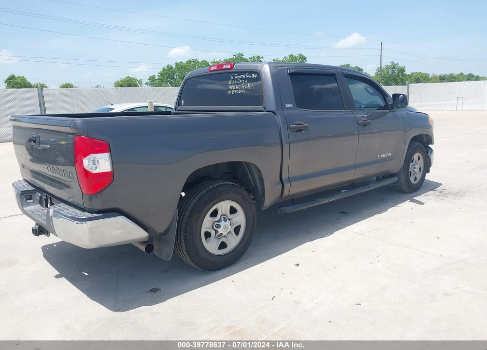 2016 TOYOTA TUNDRA SR5 4.6L V8 VIN: 5TFEM5F18GX097943