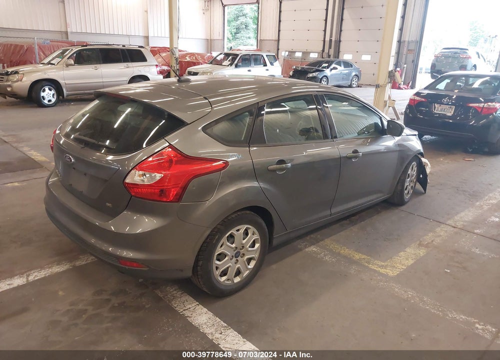 2012 FORD FOCUS SE VIN: 1FAHP3K27CL216015