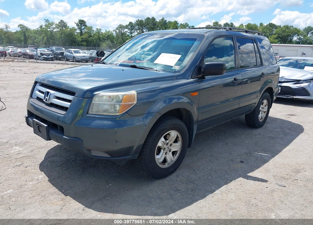 2006 HONDA PILOT LX VIN: 5FNYF18136B015316