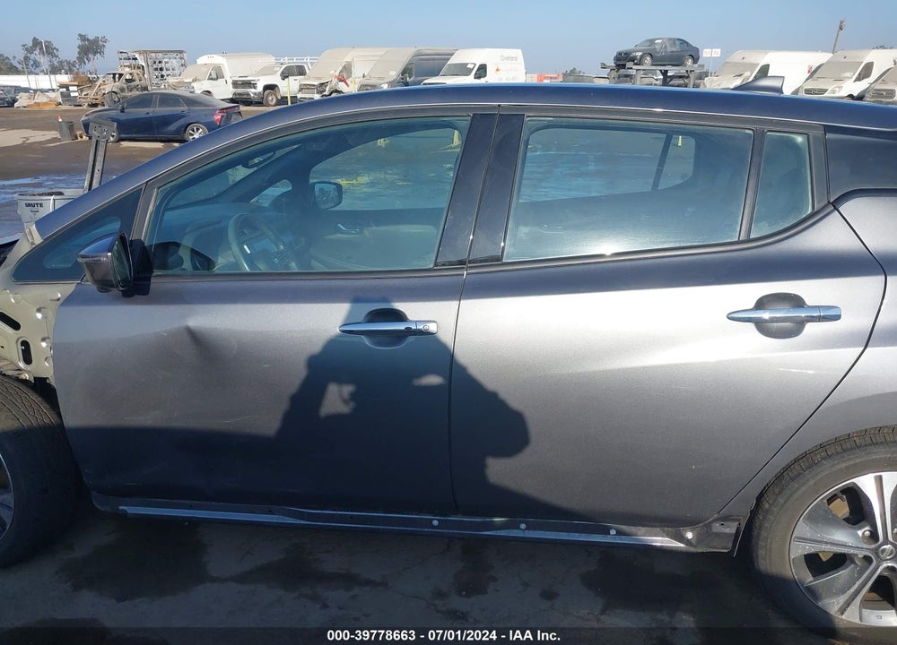2021 NISSAN LEAF SL PLUS 62 KWH VIN: 1N4BZ1DV3MC555657
