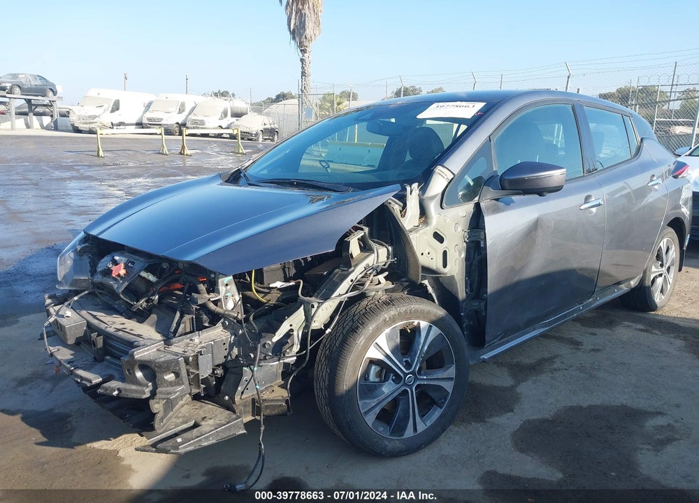 2021 NISSAN LEAF SL PLUS 62 KWH VIN: 1N4BZ1DV3MC555657