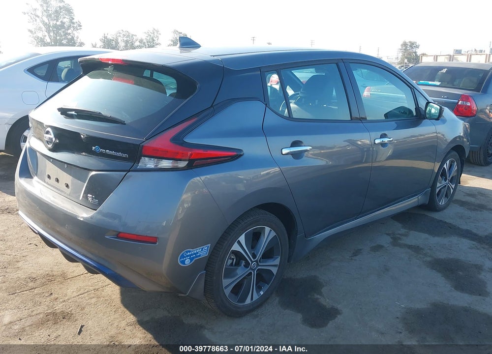 2021 NISSAN LEAF SL PLUS 62 KWH VIN: 1N4BZ1DV3MC555657