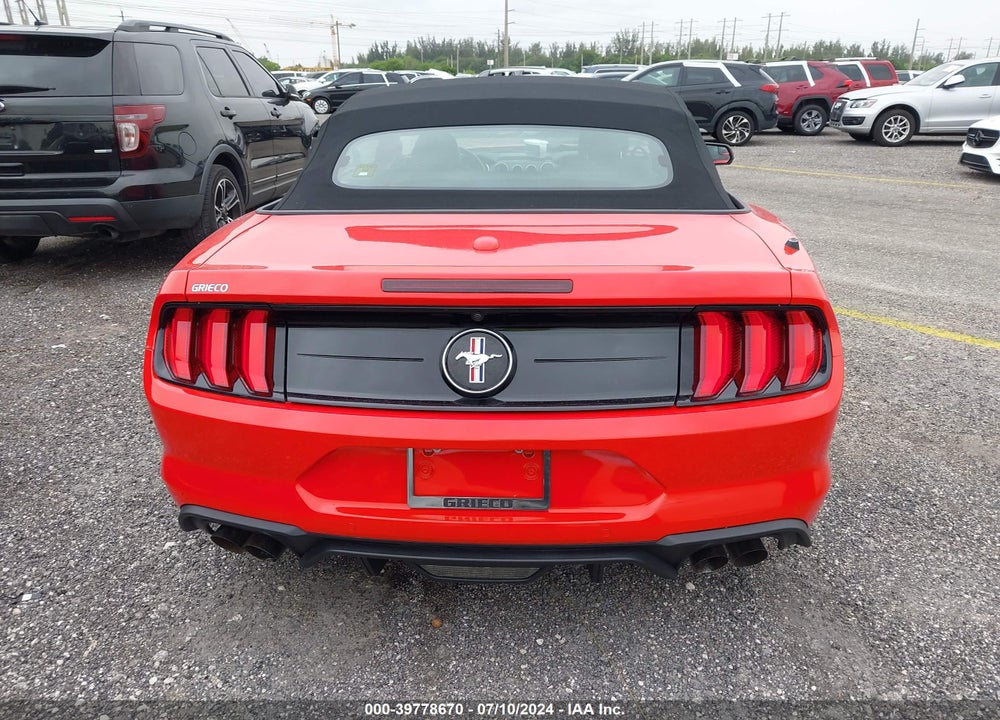 2020 FORD MUSTANG ECOBOOST PREMIUM VIN: 1FATP8UD6L5168873