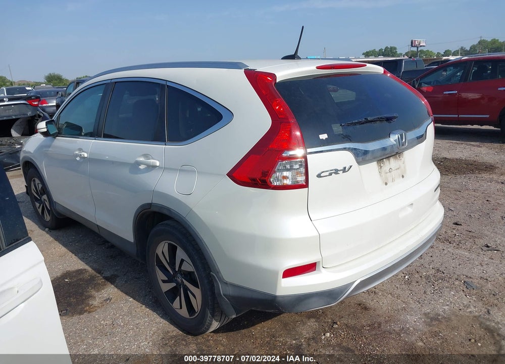 2015 HONDA CR-V TOURING VIN: 5J6RM3H9XFL021911