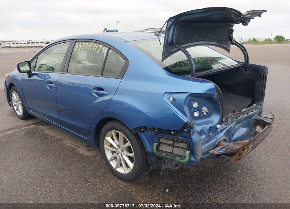 2014 SUBARU IMPREZA 2.0I PREMIUM VIN: JF1GJAC65EH026173